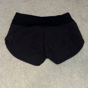Lululemon speed up shorts in black